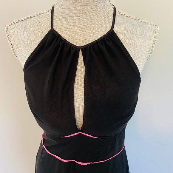 MODA bra top key-hole halter dress - Picture 2 of 5